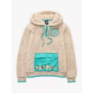 Nintendo Animal Crossing Small Sherpa Hoodie BoxLunch Exclusive NEW WITH TAGS